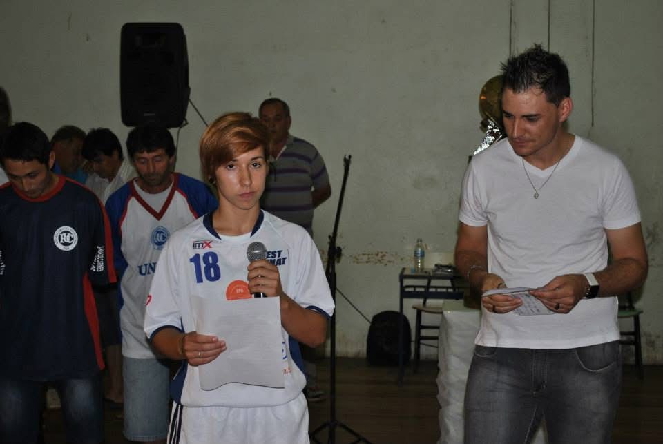 Leitura do juramento dos atletas